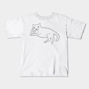 Judgemental cat Kids T-Shirt